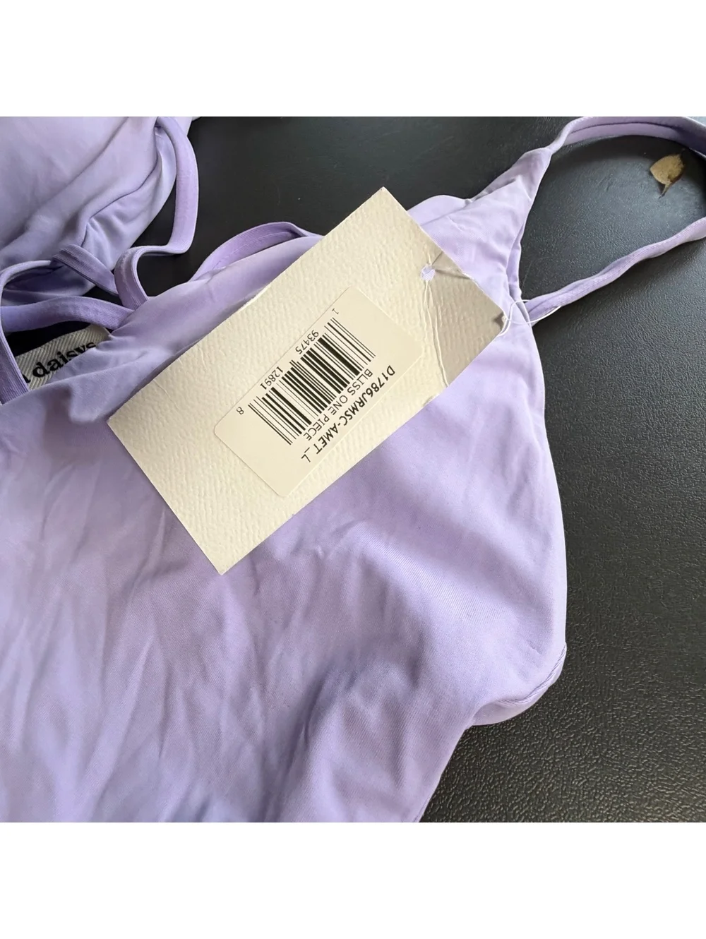 DIPPIN DAISYS lavender bliss cross front high cut sides one piece swimsuit NWT